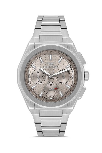 FERRO Silver Steel Cord Men's Wristwatch Fm43013A-A4