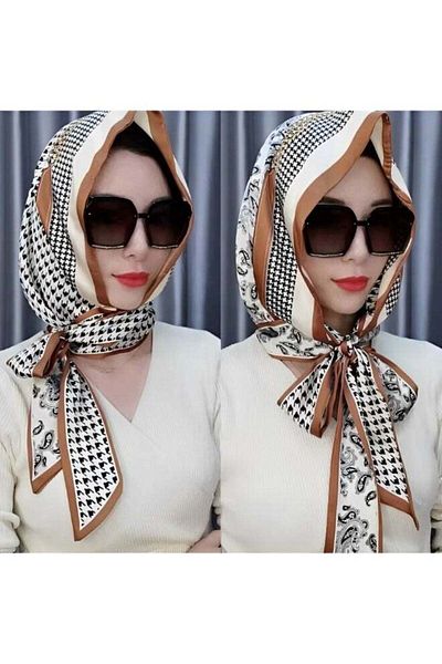 REOCLE Women's Turbans with Double Sided Sun Protection Turban Head Wraps Soft One Piece Hijab Long Turban