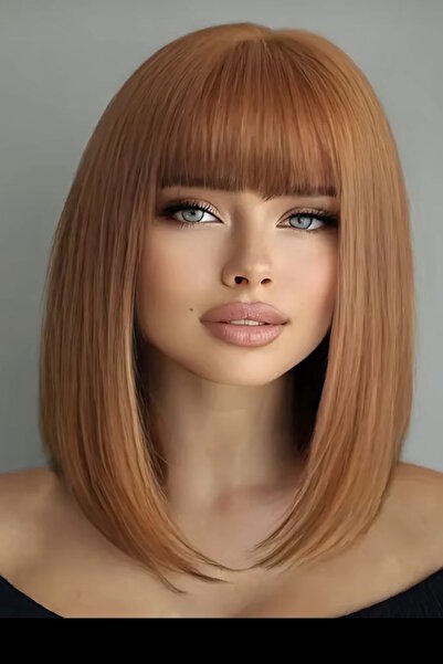 CAŞ DEKORASYON Takma Kahkül - Koyu Karamel - 22T# - Uzun Kenarlı