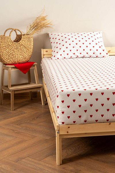 Soley |   Mix & Match |   Hearts |   100% Cotton Single Sheet Set