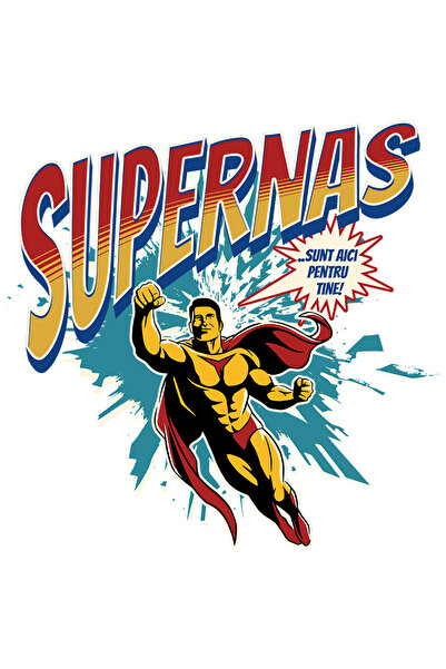 StoryGift Romania Sticker Autocolant 70CM Super Nas SuperErou Sunt Aici Pentr...