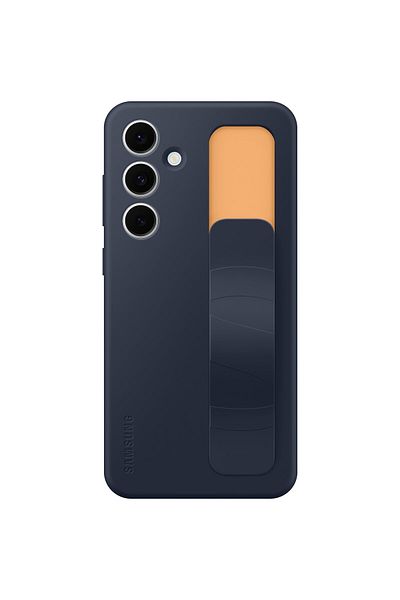 Samsung Standing Grip Case for Galaxy S24 Fe, Blue Black