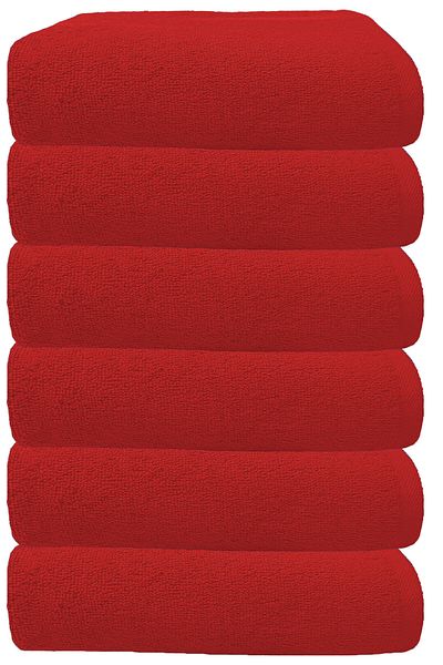 Mira Home 6 Pack Premium 100% Cotton Hairdresser & Barber Hair Towels 50X90 cm