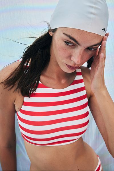 Penti La Jolla Striped Halter Bikini Top-aysu Türkoğlu Collection