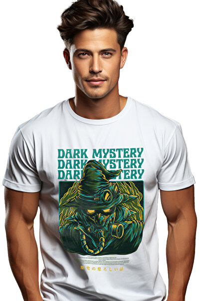 StoryGift Romania Tricou Barbati Cu Silueta Om Cu Palarie Si Masca Anti Gaz, ...