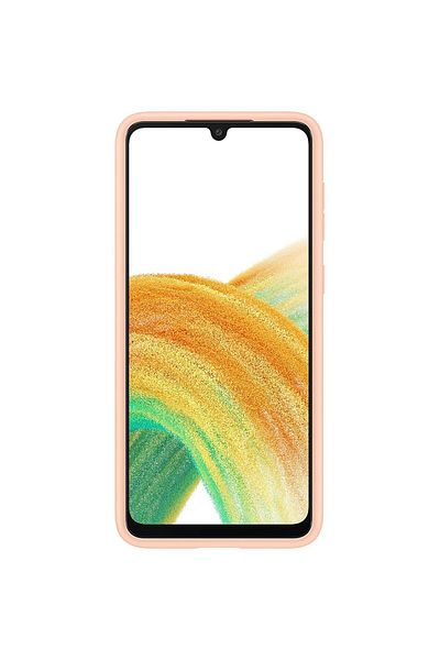 Samsung Card Slot Cover Protective Case For Galaxy A33 5g, Peach