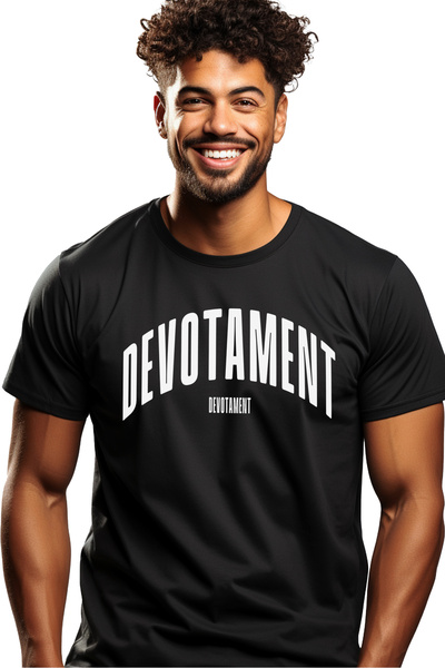 StoryGift Romania Tricou Barbati Cuvantul Devotament, Motivational, Self Help...