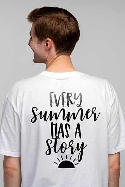 StoryGift Romania Tricou Barbati Cu Mesajul "every Summer Has A Story" - Fiec...