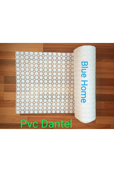 Blue Home Lace Pvc Refrigerator Shoe Rack Shelf Cabinet Drawer Cover / Width: 50 cm X 5 m White Gzm50-25