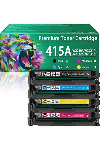HP ÇİPLİ 415A W2030A W2031A W2032A W2033A Toner Pro M454dn M454dw M454nw M479...
