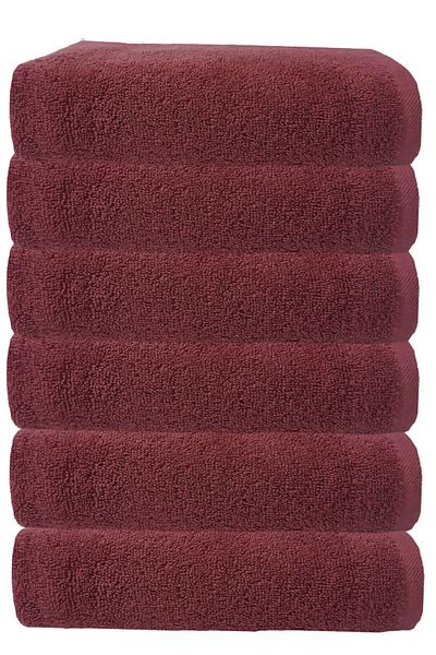 Mira Home 6 Pack Premium 100% Cotton Hairdresser & Barber Hair Towels 50X90 cm