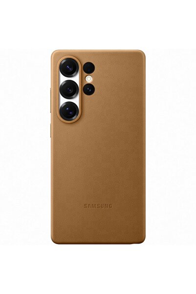 Samsung Δερμάτινη θήκη Kindsuit για το Galaxy S25 Ultra, χρυσή