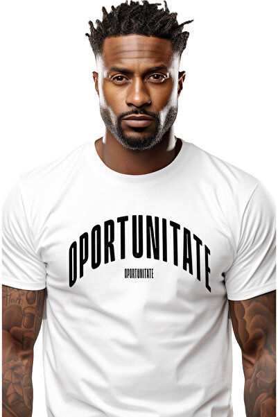 StoryGift Romania Tricou Barbati Cuvantul Oportunitate, Motivational, Self He...