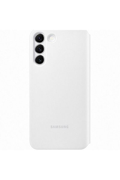 Samsung Smart Clear View Cover for Galaxy S22 Plus, White