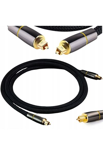 zola Toslink digital optical audio cable, for connecting audio devices, length 3 m