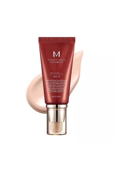 Missha BB M Perfect Cover Cream with SPF42/PA+++, Missha, 50ml 21 Light Beige