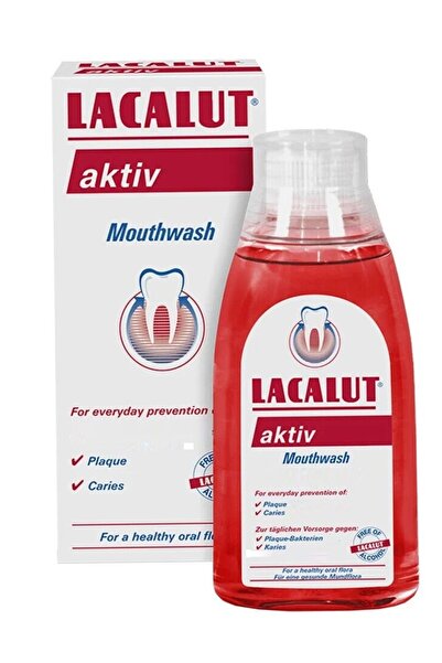 lacalut غسول الفم أكتيف 300 مل