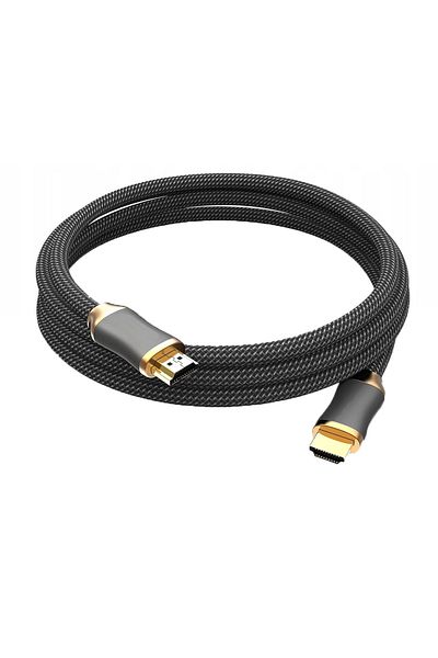 zola HDMI 2.1 cable, 8K@60Hz, 4K@120Hz, 3D, resistant PVC, 1.5 m, black