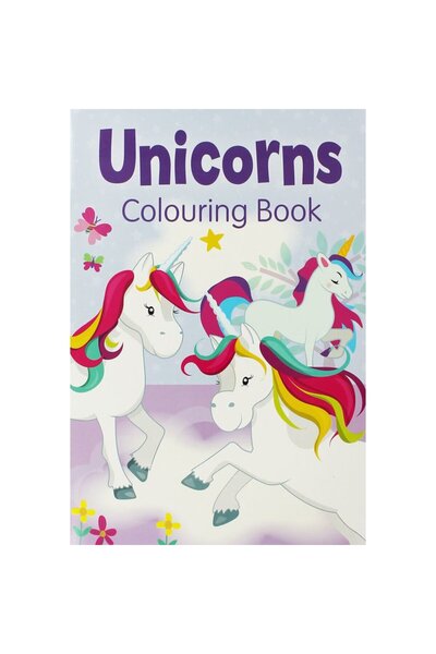 Mediadocs Unicorni - carte de colorat mov - mediadocs