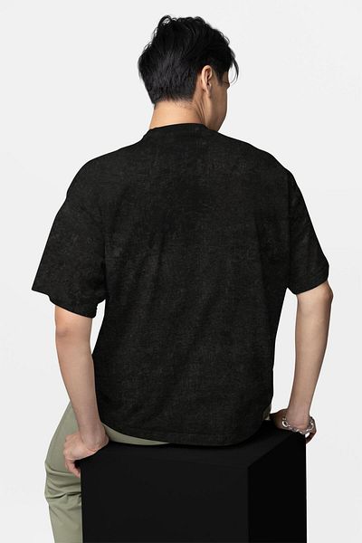OEM Men's T-shirt, Cotton, Black Rock, XL