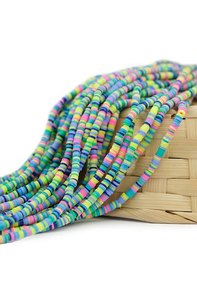 Prestij Boncuk Fimo Bead Sequence 4 mm Mixed Model-03