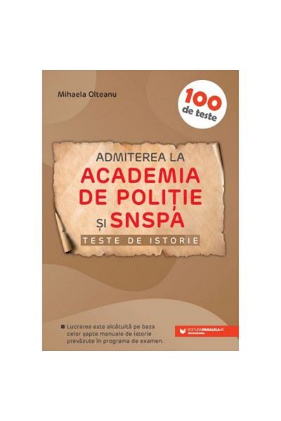 Paralela 45 Admiterea la Academia de Poliție și Testele de Istorie SNSPA, Mihaela Olteanu