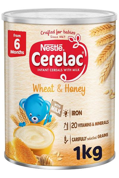 Nestle Cerelac Infant Cereals with Iron + Wheat & Honey From 6 Months 1kg
