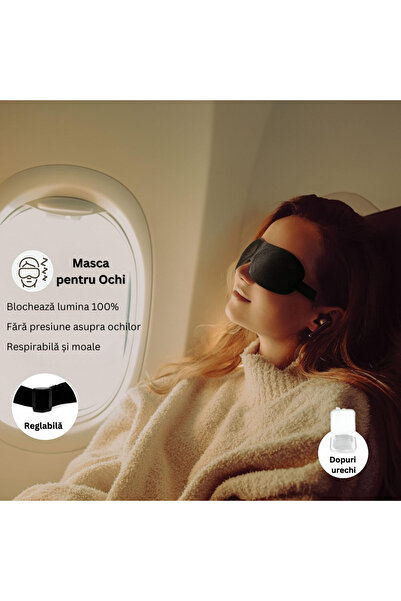 Velixo Travel Pillow, Memory Foam, Neck Support, Adjustable, with Eye Mask, Ear Plugs, Bag, Pain Relief