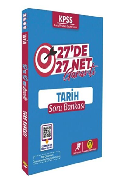 Tasarı Yayınları KPSS 27'DE 27 NET TARİH ÇÖZÜMLÜ SORU BANKASI