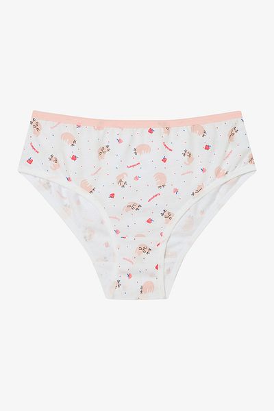 Penti Mehrfarbiges 5-teiliges Slip-Höschen „Meowberry“ für Mädchen