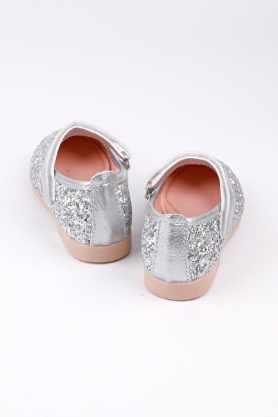 Pabuçland Very Light, Very Comfortable Insole, Orthopedic Butterfly Detailed Girls' Ballerinas
