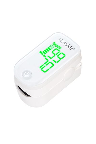 Vitammy Vitammy O2 pulse oximeter, easy-to-read LED display, measures SpO2 saturation and pulse
