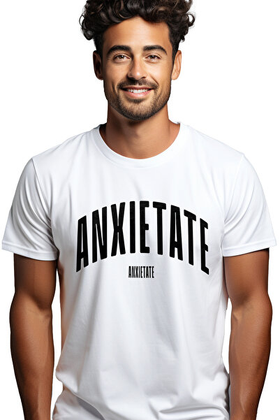 StoryGift Romania Tricou Barbati Cuvantul Anxietate, Motivational, Self Help,...