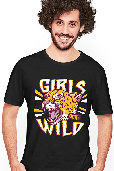 StoryGift Romania Men's T-shirt With Text In English Girls Gone Wild, Tiger R...