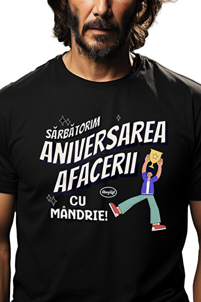 StoryGift Romania Ανδρικό T-shirt για τον εορτασμό της επιχειρηματικής επετεί...