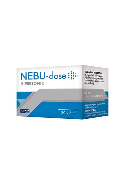 Solinea Solinea NEBU-dose hypertonic saline solution, 3% concentration, 30 single doses x 5 ml