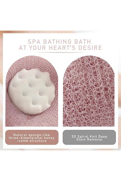 fulina 4-pack ultra-soft massage bath balls,sponge mesh,comfortable bathing,4 colors,convenient and durable