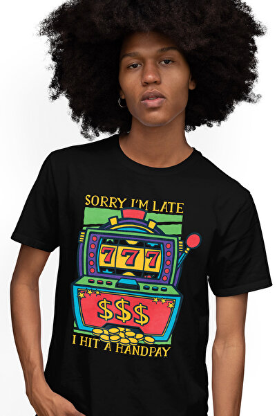 StoryGift Romania Tricou Barbati Cu Aparat De Pariuri, Mesaj In Engleza Sorry...