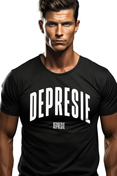 StoryGift Romania Tricou Barbati Cuvantul Depresie, Motivational, Self Help, ...