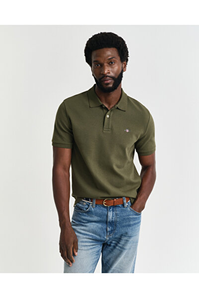 Gant Erkek Yeşil Regular Fit Polo