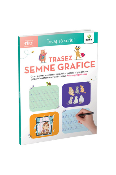 Gama Desenez semne grafice de 5-6 ani. Învăț să scriu!