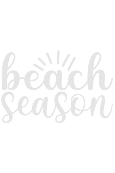 StoryGift Romania Sticker Adeziv 20CM Exterior pentru iubitorii sezonului estival cu mesajul "Beach season" - se