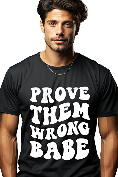 StoryGift Romania Tricou Barbati Cu Mesaj Motivational In Engleza "prove Them...