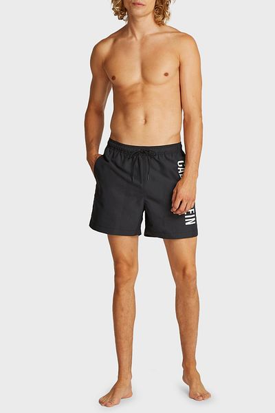 Calvin Klein Плувни шорти с лого с шнур