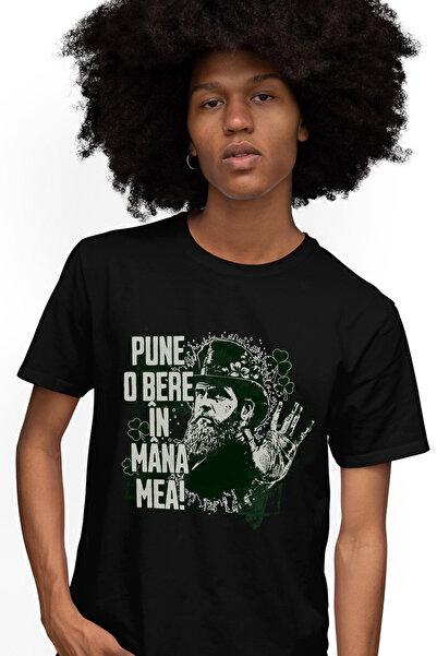StoryGift Romania Tricou Barbati Pune O Bere În Mana Mea! Cowboy Palarie Barb...