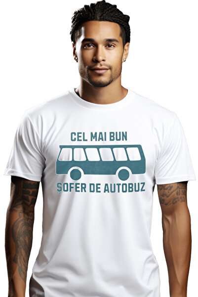 StoryGift Romania Tricou Barbati Cel Mai Bun Sofer De Autobuz Iubitorii De Co...
