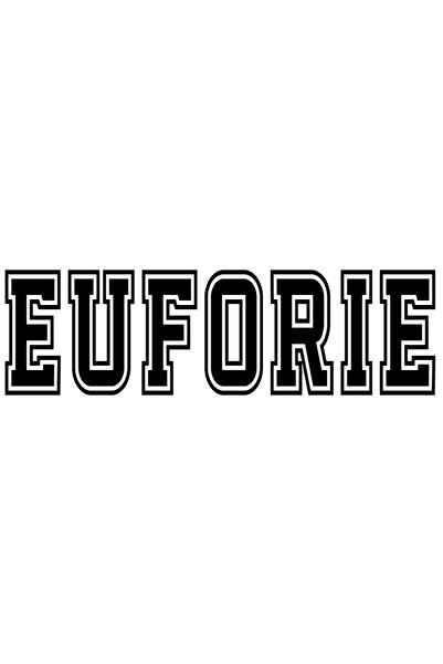 StoryGift Romania Sticker Autocolant 70CM Euforie, Mesaj Motivational, Text I...