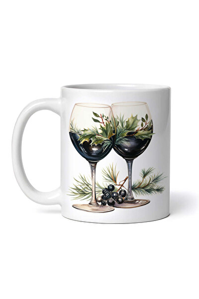 OEM Εξατομικευμένη λευκή κούπα, χριστουγεννιάτικα ποτήρια με στέλεχος, INOVAT...