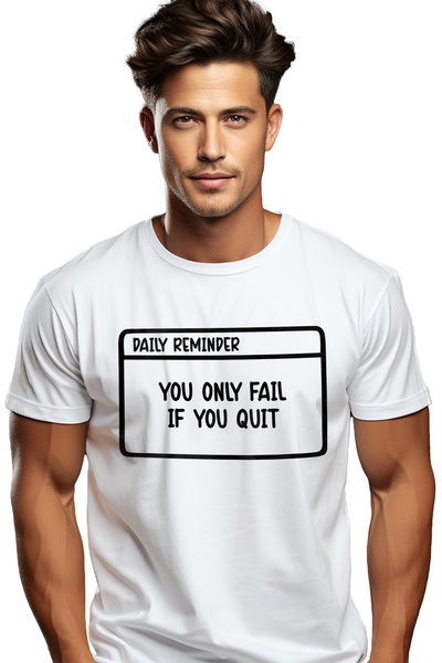 StoryGift Romania Men's T-shirt With A Motivational Reminder Message "you Onl...