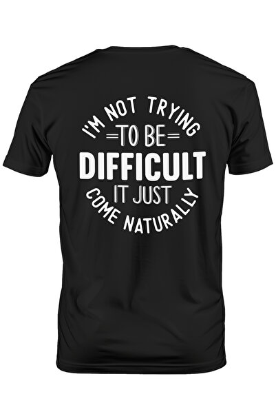 StoryGift Romania Tricou Barbati pentru cei care sunt dificili in mod "natura...